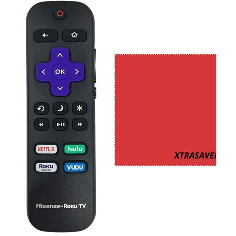 - Volume Up / Down control. . Hisense roku tv remote buttons